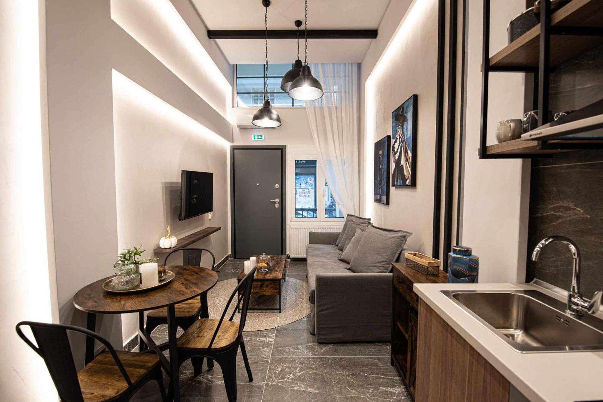 Namaste Lofts Near Seaside Apartman Szaloniki Kültér fotó