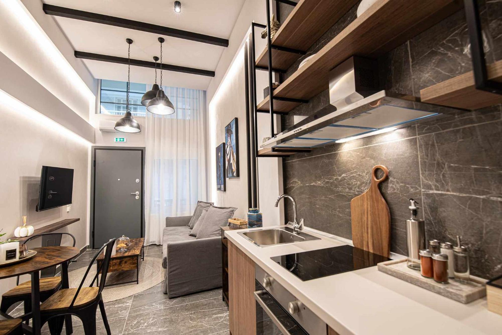 Namaste Lofts Near Seaside Apartman Szaloniki Kültér fotó